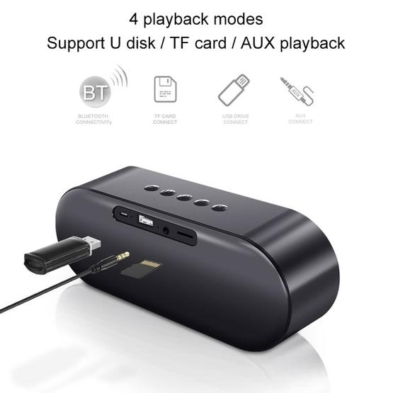 S6 Portable Subwoofer Mini Card Bluetooth Speaker (Red)